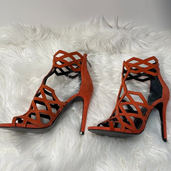 Kendall & Kylie Elena Suede Cage Sandals - Picture 2 of 6
